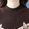 Sweter Damski Jesień Zima Pogrubiony Pulower Ciepły Dzianinowy Elastyczny Długi Rękaw Oversize Jumper Top