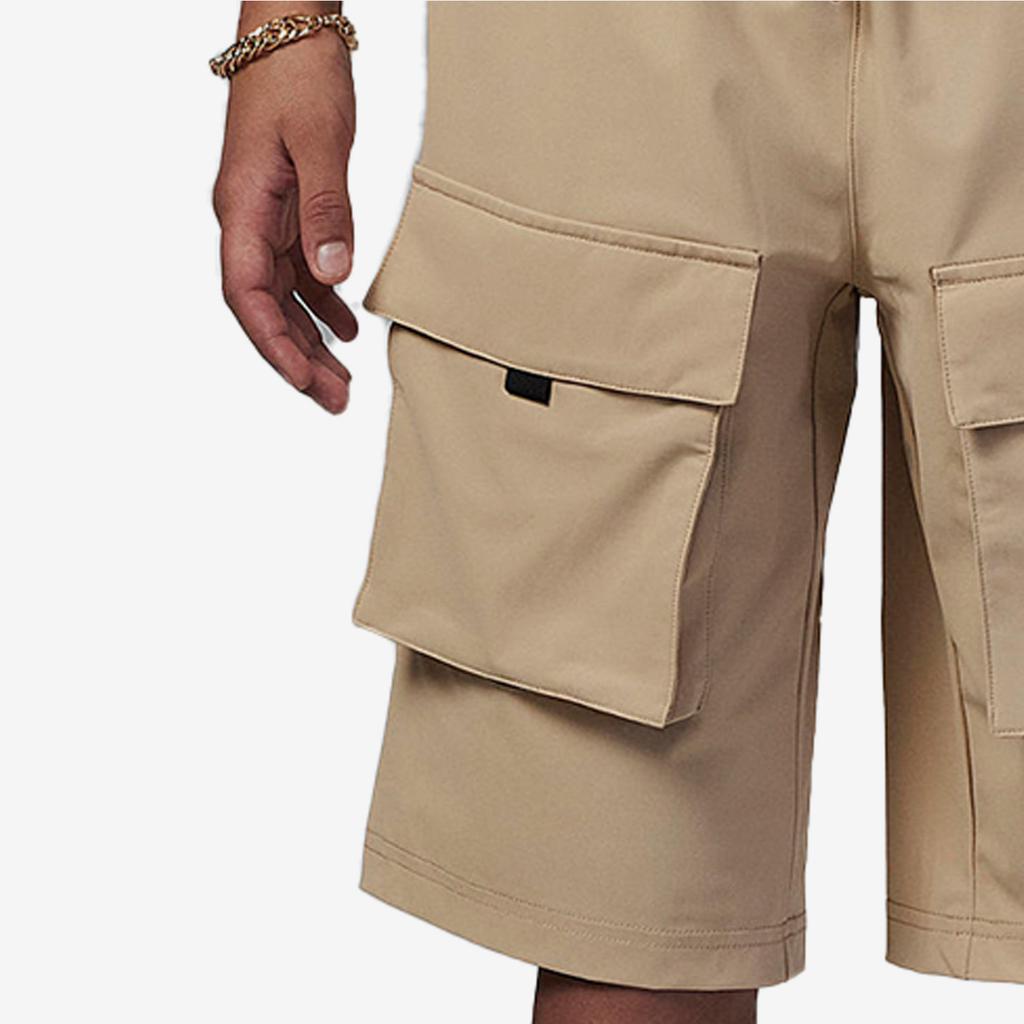 Jordan Solid Color Pocket Cargo Functional Casual Kids Shorts Kids Shorts Desert-Yellow FQ0659-277
