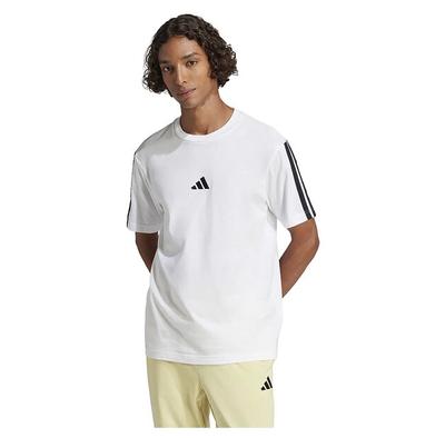 Adidas Essentials 3-Streifen Single Jersey T-Shirt mit kurzen Ärmeln