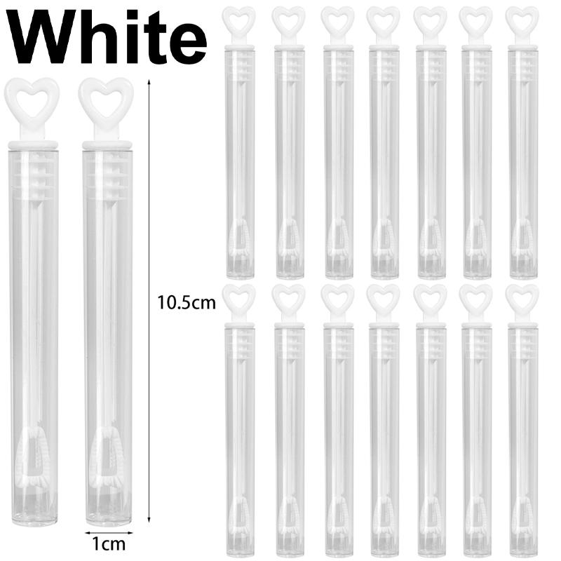 

Wholesale Wand Tube Clear Empty Bubbles Soap Bottles with Handle Wedding Gift for Guests Party Decor Kids Toys Heart Crown Shape 10PCS