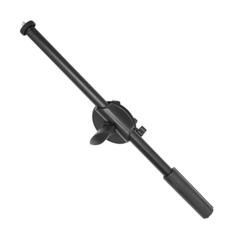 Retractable Metal Tripod Microphone Boom Arm with Thickened Phone Holder