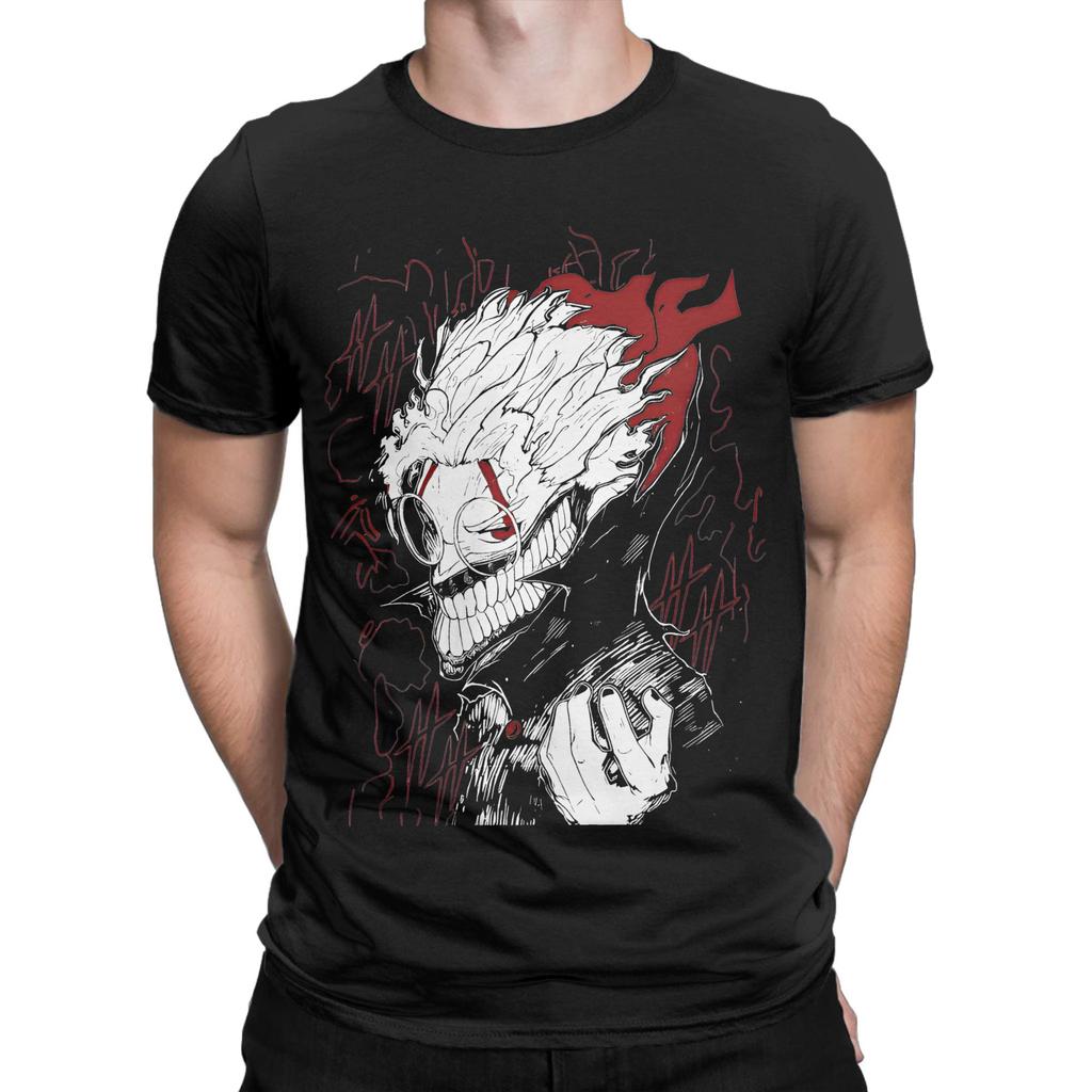 Drucken Dandadan Anime T-Shirt Herren Rundhals Kurzarm Kleidung Okarun Baumwolle Sommer OberteileOberteile