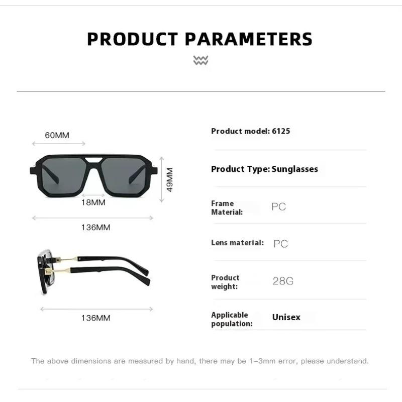 New Square Pilot Sunglasses Women Men Retro Shades Brand Female Luxury Sun Glasses Vintage Fashion Oculos De Sol Feminino UV400