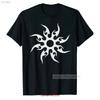 Camisetas de Fantasia Duas Vezes Crianças Símbolo do Sol Tribal Camisa Abandonada Frase Engraçada Piada vintage Lavada moda Confortável