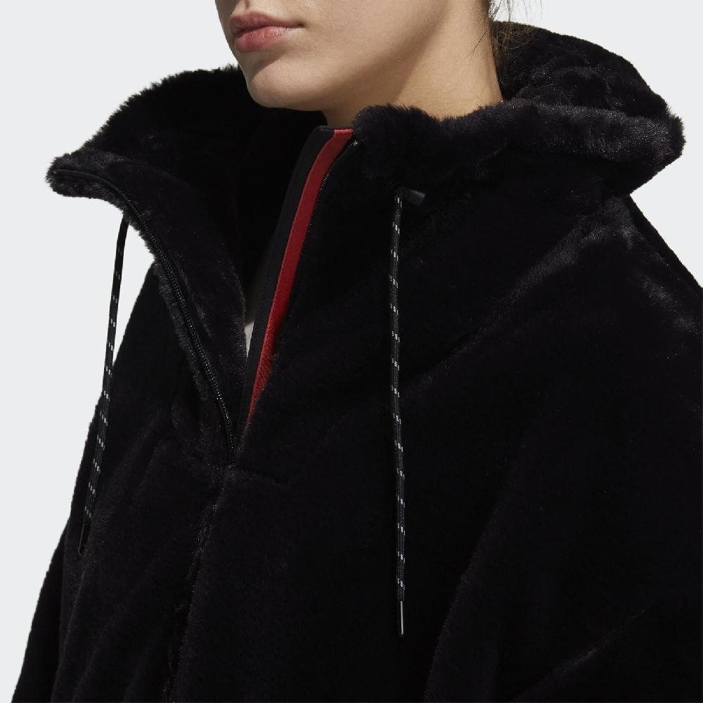 adidas Jaqueta Casual Quente de Lã para Mulheres Jaquetas Preto H07395