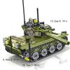 324PCS Militärpanzer Hauptkampfserie Waffe Ww2 Bausteine -85 Panzer Armee Stadt Enlighten Steine Spielzeug für Kinder Junge 6+