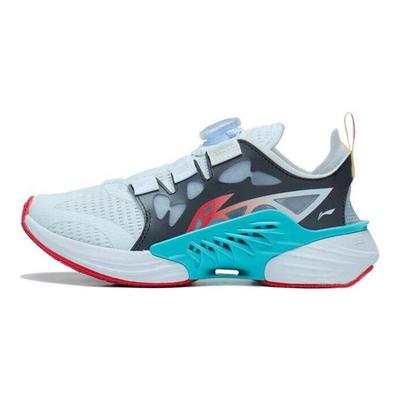 Zapatillas de Running de Caña Baja Canglan 2.0 para Niños Li Ning Zapatillas de Running para Niños Blanco Negro Azul YKFT034-1