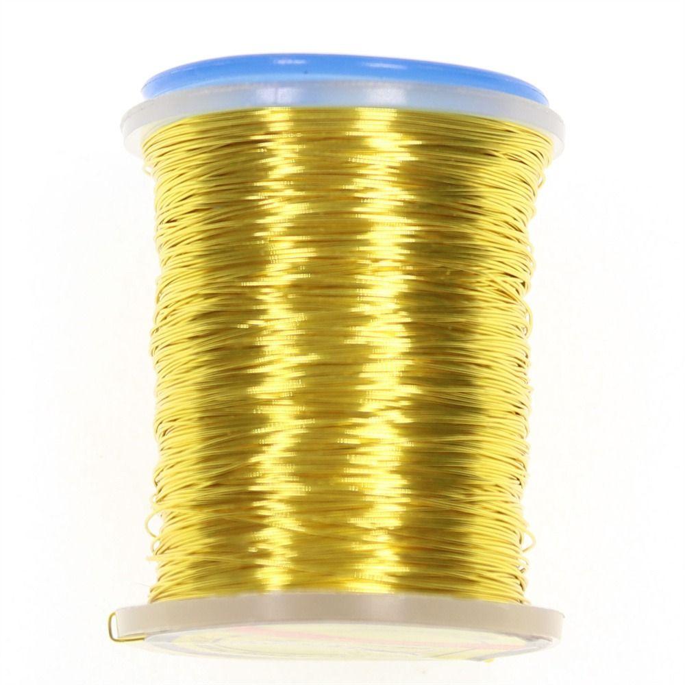 Body Ribbing Fly Tying Copper Wire 26 yards Nymph Thread Fly Tying Thread Trout жёлтый
