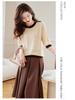 2024 Summer Women's Mid-Sleeve Knitted Pullover: Versatile, Casual Thin Sweater