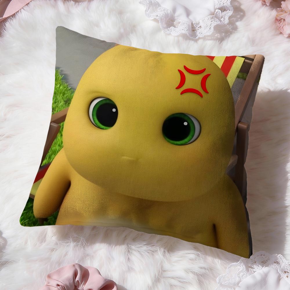 

Cute N-Nailong Cushion Cover Premium Comfort Reversible Pillow Cove -Two in One Design for Any Room & Car Interior 30cmx30cm