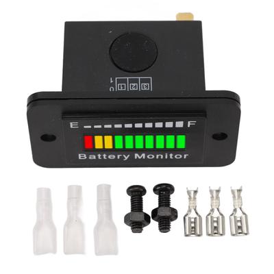 12V 24V 48V 60V 72V LED Batteriemonitor Messgerät Batterie Tankanzeige Indikator für Golfwagen Gabelstapler