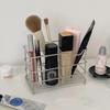 Stainless Steel Toothbrush Holder Free Standing Shaving Equipment Storage Rack for Bathroom Vanity Countertop Use