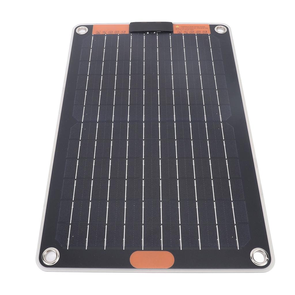 Solar Panel 15W 5V 2A Dual Type C Output Monocrystalline Silicon Portable Solar Panel Charger for