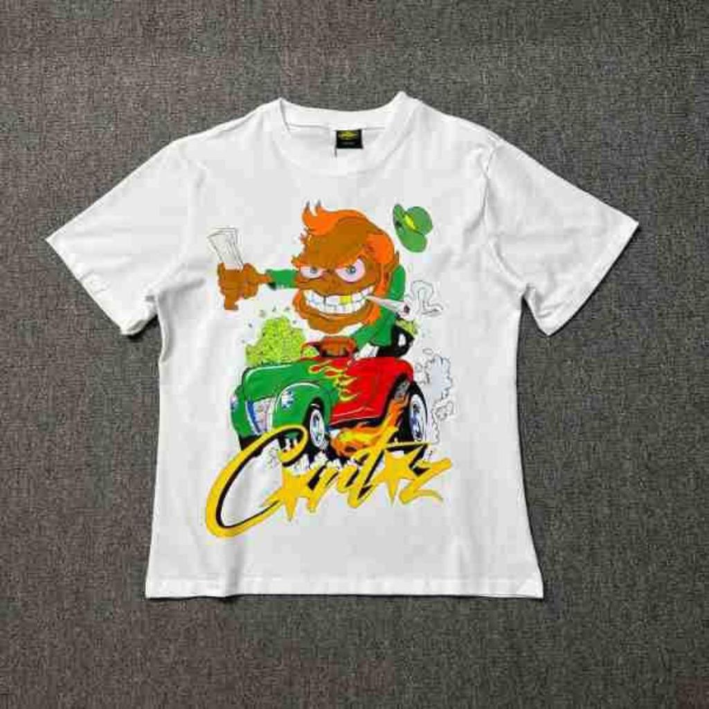 Camiseta de Manga Corta Retro Hip Hop Americano Street BeatStreet Estampada Algodón Cuello Redondo Camiseta de Verano para Parejas