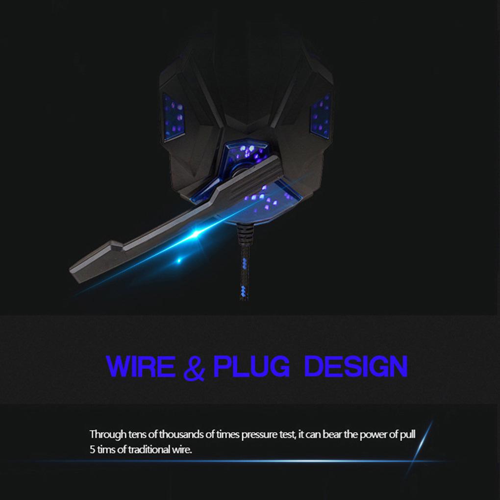 Gaming Headphone Computer Game Console Stereo Surround Sound 3 .5mm Wired