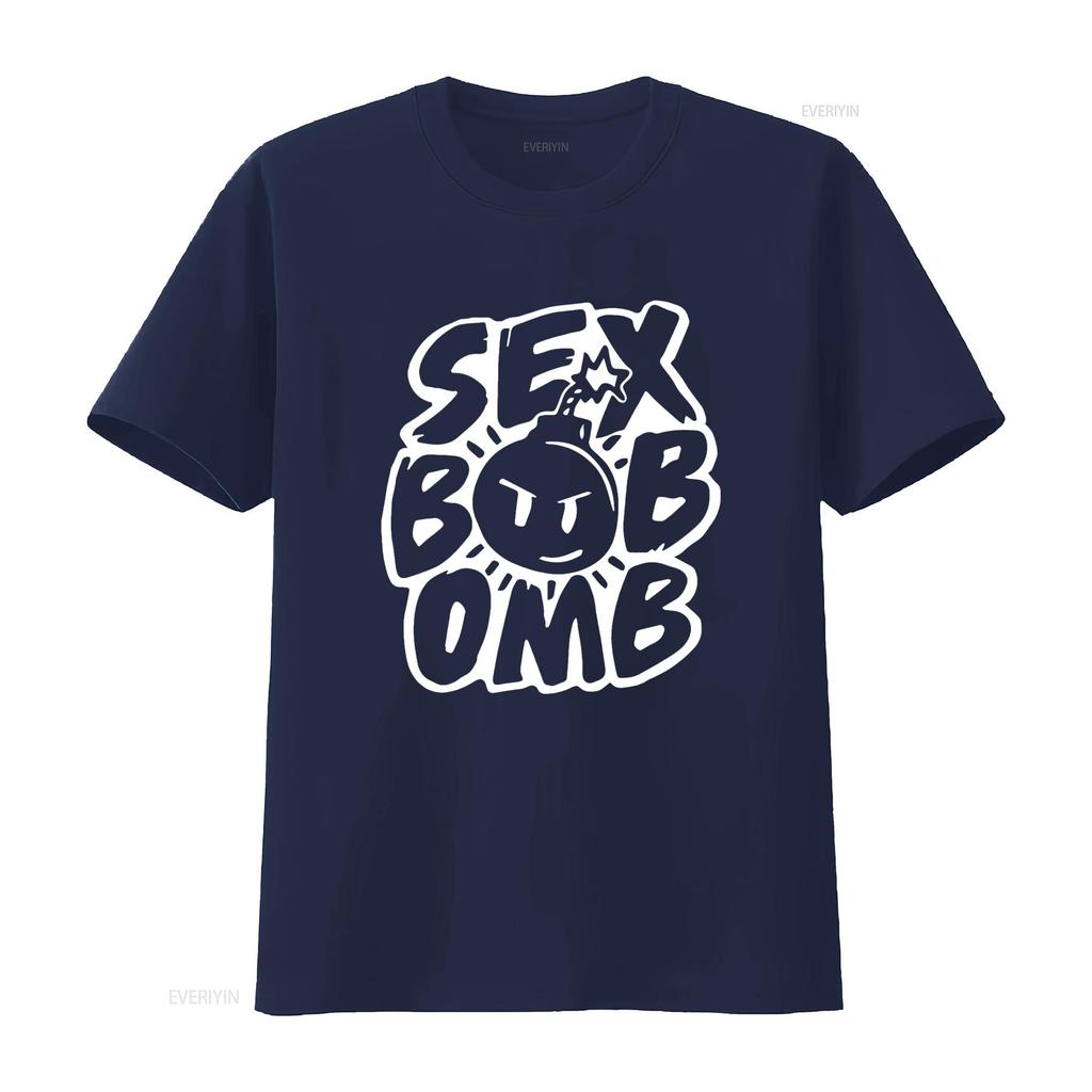 Sex Bob Omb Bobomb T Shirt vintage Washed Soft streetwear Casual Top For Everyday Wear graphic Unisex Stylish Slightly