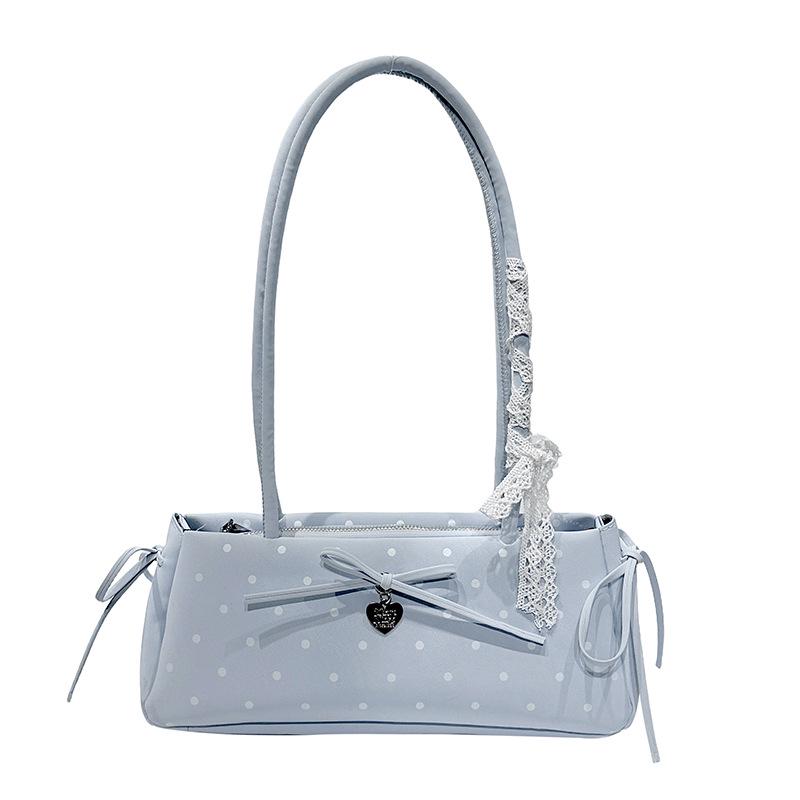 Korean Style Polka Dot Women's Luxury Shoulder Handbag for Work & Commute