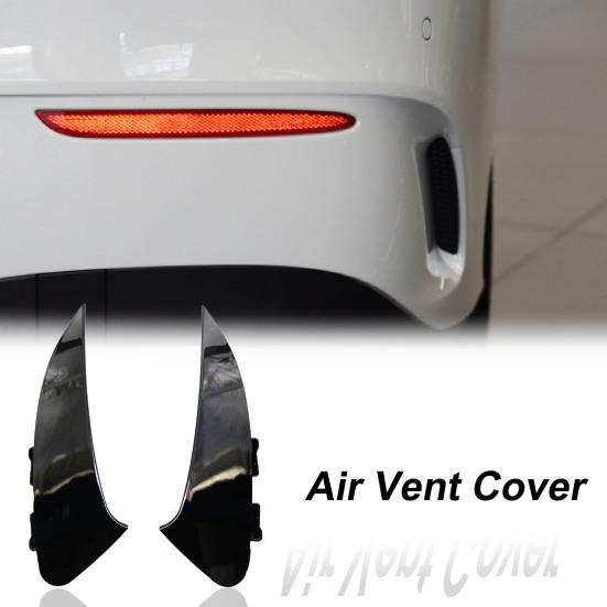 

2 шт., спойлер на задний бампер, вентиляционное отверстие, накладка, сменная блестящая крышка