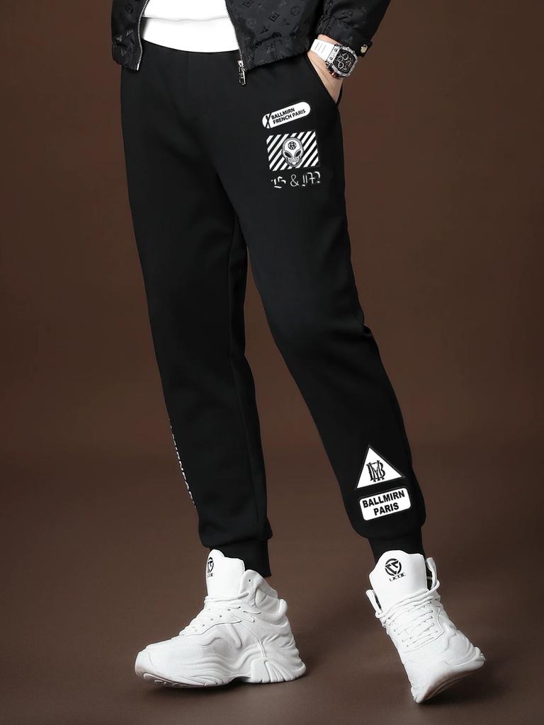 European Style Trendy Men's Jogger Pants 2025 Autumn New Fashion Brand Slim Fit Casual Pants for Men