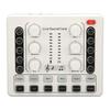 Live Sound Card Multiple Sound Effects Voice Changing Mini Sound Mixer Board for Live Streaming Home KTV