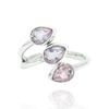 Handmade Rose Quartz 925 Sterling Silver Ring