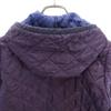 LAVENHAM Quilted Jacket 36 Purple Hood Women Used