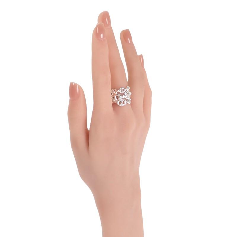 HERMES H109506B #16(JP Size) 56 ring Silver Silver925 Women