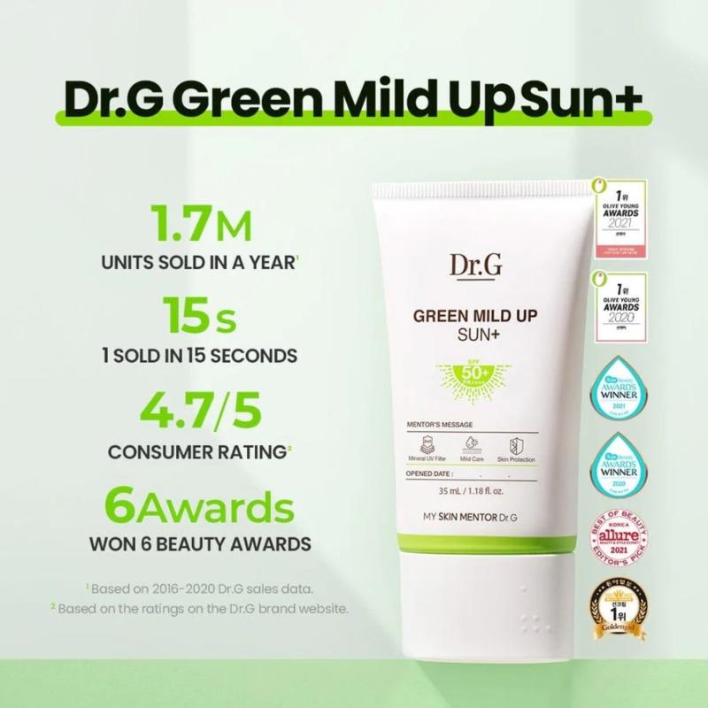 Dr.G Green Mild Up Sun Plus 50ml 1+1 Special Set