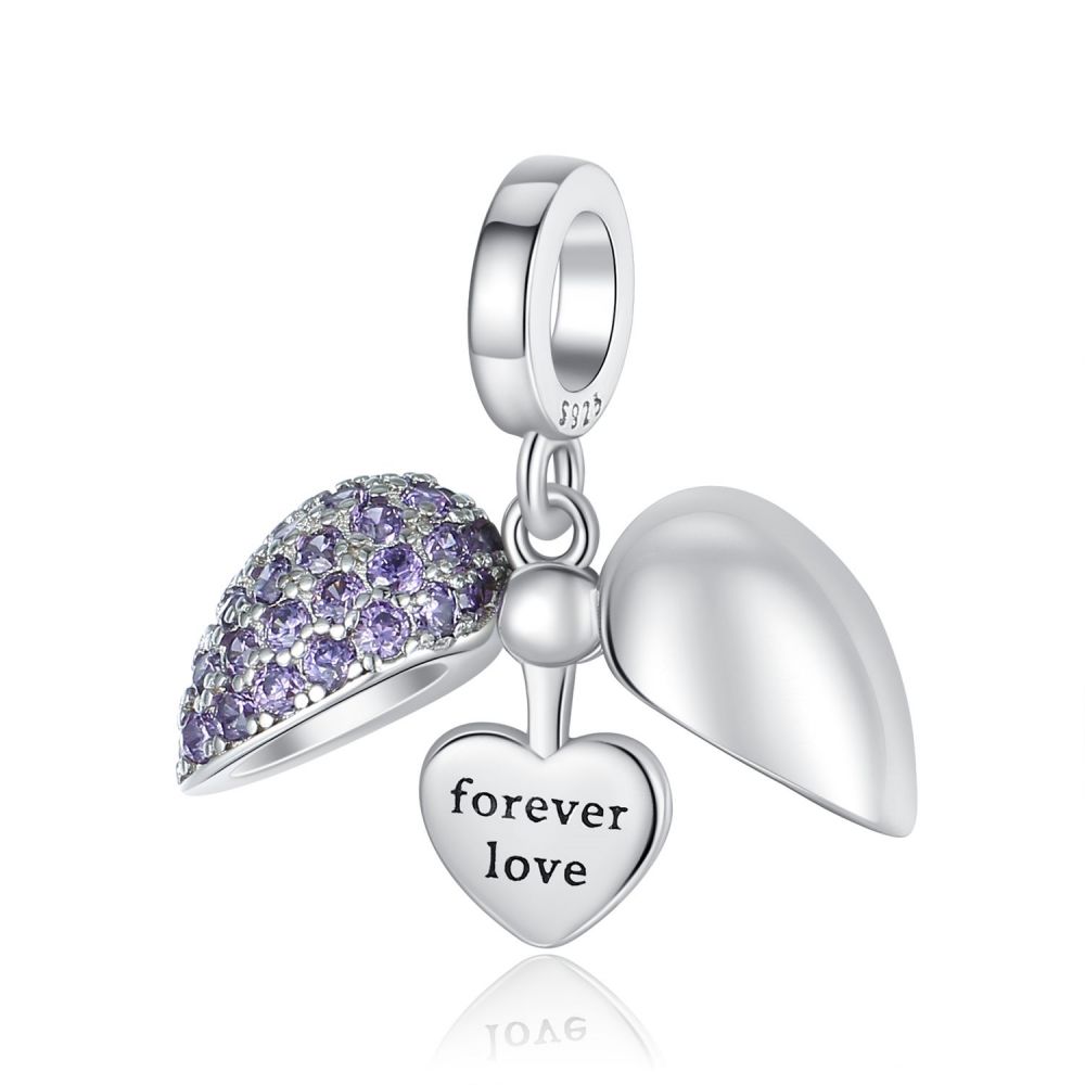 Trendy Copper Openable & Engravable Rotundity Love Locket Dangle Charm Fits Bracelet Fine Romantic Jewelry Gifts