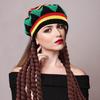 Crochet Dreadlocks Hat Street Photo Caps Warm Pullover Hat Casual Wear Braid Hat Cosplay Party Props Hat
