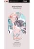 Hao Zhi Lang Women's Pink Long-Sleeve Swimsuit with Boy Shorts - Nylon Swimwear for Pools