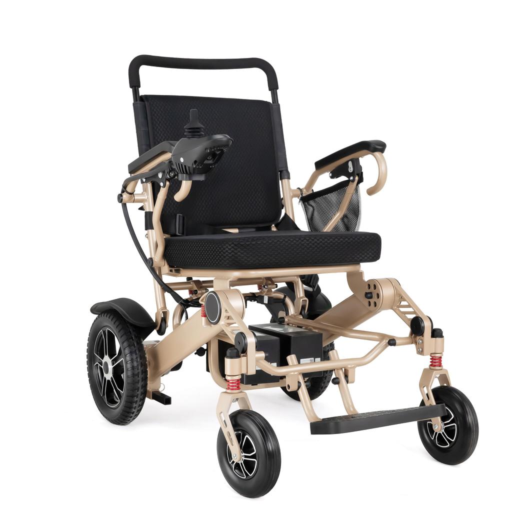 WEYRAL 203 Aluminum Alloy Folding Electric Wheelchair For Elderly&injured Individuals 320W Dual Motor 12AH Dual Battery 150KG Load 40KM Range