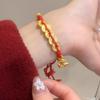 Hand-woven Zodiac Horse Bracelet Year of The Horse Chinese Red Handrope  Spring Festival