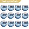 6/12Pcs Mercury Glass Candle Holder Tea Lights Christmas Party Wedding Centerpieces Candlestick for Home Decoration