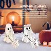 Resin Craft Ghost Walking Dog Statue Handmade Halloween Walking Dog Figurine  Boy/Girl