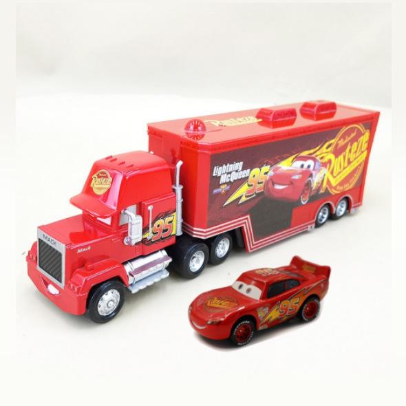 Mack Truck & Race Car Alloy Toy Set for Kids