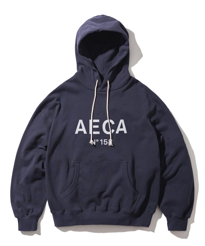 Big Logo Pullover Hoodie-Navy/White