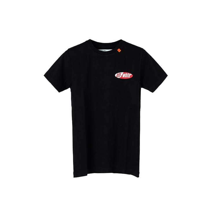 OFF WHITE SS19 T Shirts Men's Crew Neck Moderate Heavyweight OMAA027S191850061020