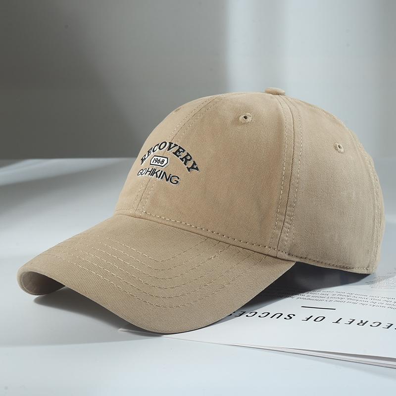 Fashion Hat Women's New Soft Top Baseball Cap Korean Version Trendy Versatile Sunscreen Alphabet Cap