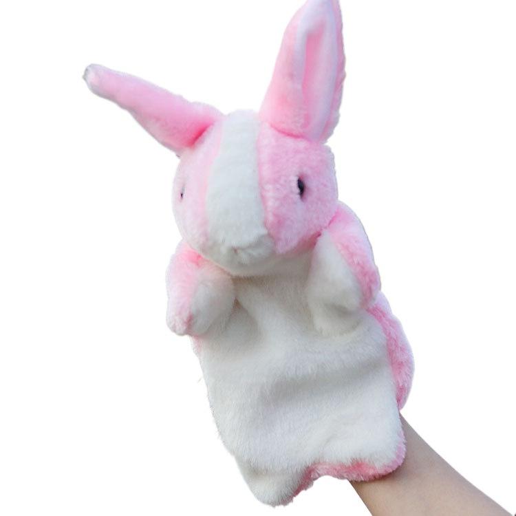 Animal Hand Puppet Cat Dolls Plush Hand Doll Early Education Learning Toys Children Marionetes Puppets for telling story