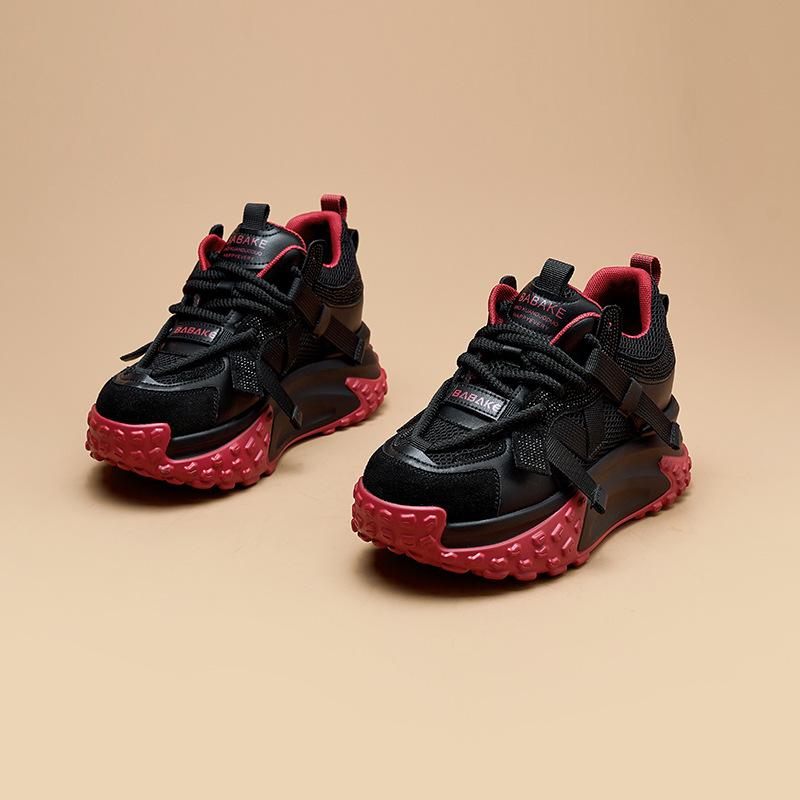 

inner height increase dad shoes women s outer wear 2025 autumn and winter new platform children s casual leather sports women s shoes 40