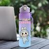 4Pc/set Cute Backpack Lunch Bag Pencil Bag Student Schoolbag Boy Girl School Bookbag 750Ml Outdoor Sports Water Bottle
