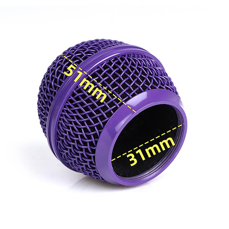 1ks Pro Shure Sm58 Bezdrátový Mikrofon Náhradní Kovová Mřížka Mikrofonu Výměna Profesionální Párty Mikrofon Hlava Díl