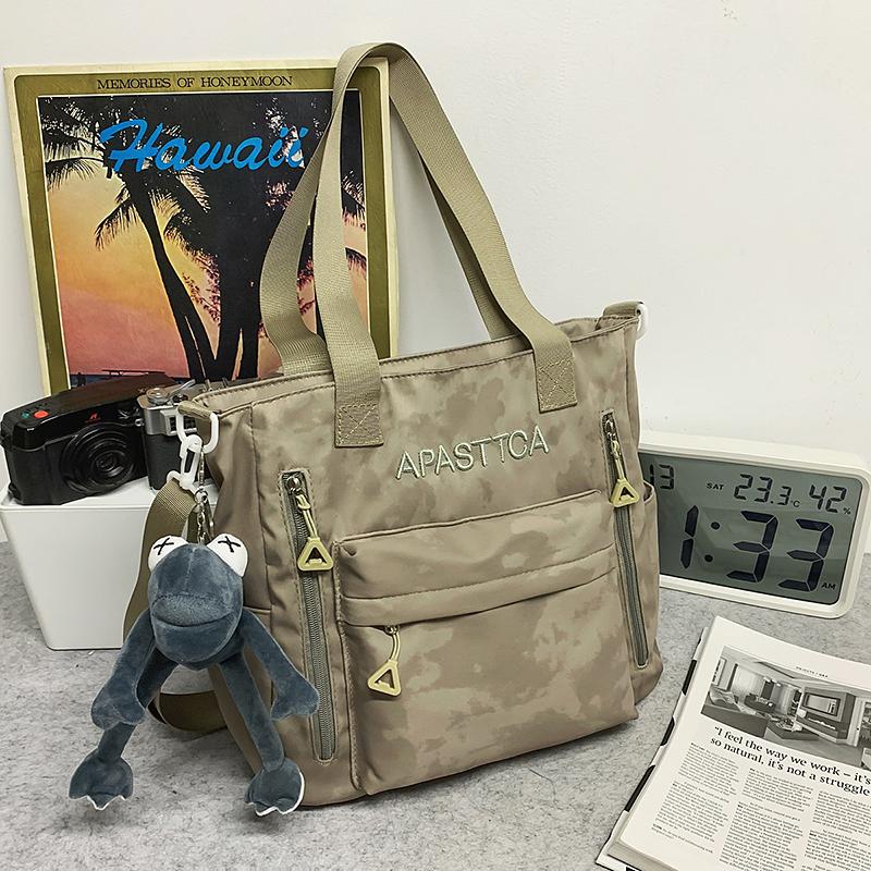 Large Capacity Contrast Shoulder Bag Women's Crossbody Bag