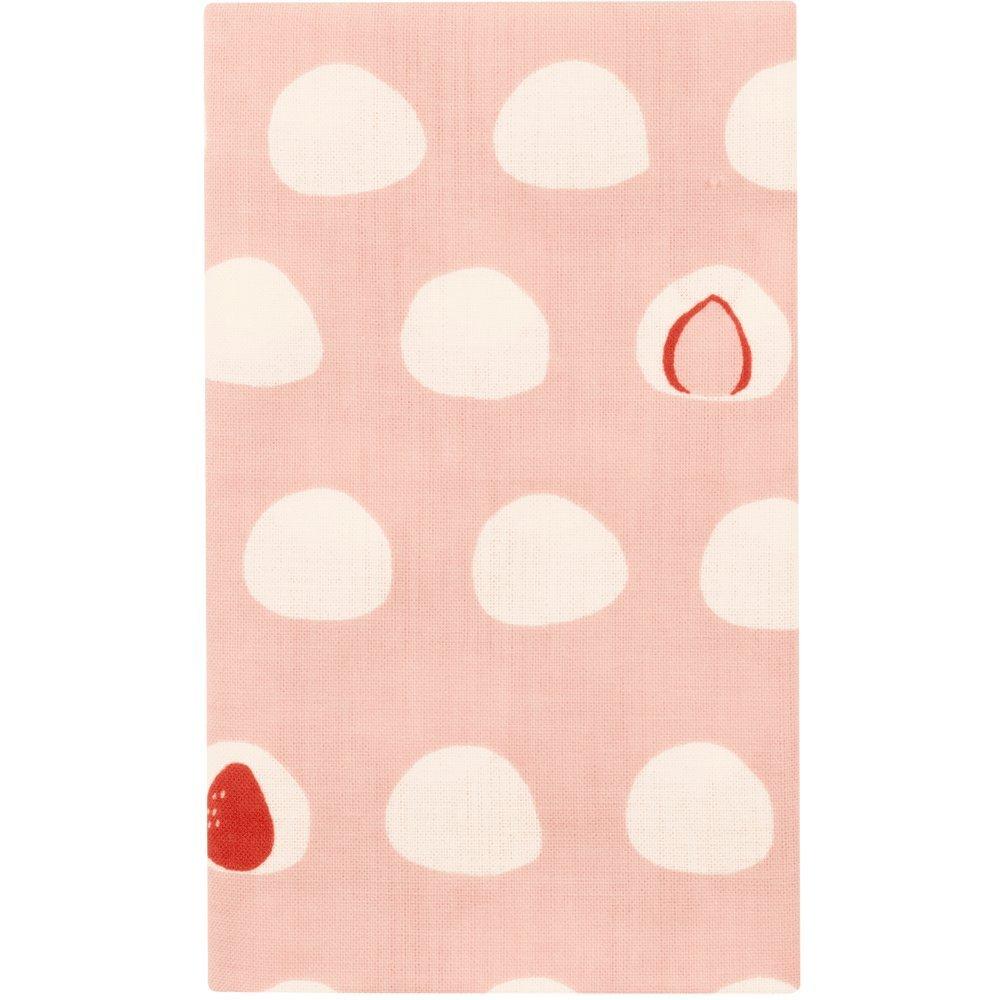 Hamamonyo Tenugui hand Strawberry Daifuku (Japanese towel) - (pink) розовый