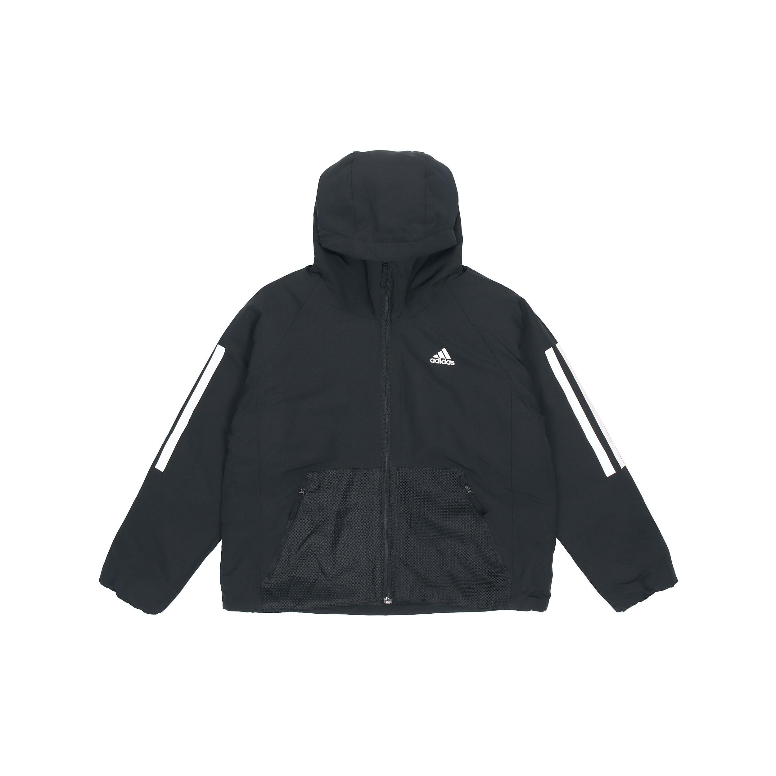 (WMNS) adidas BTS 3-Stripes Hooded Winter Jacket Asia Sizing Black Women s DZ1518 L