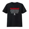 Jackass Der Film Werbe Warnung Totenkopf Gekreuzte Krücken T-Shirt vintage Gewaschen Designer Kleidung Atmungsaktiv homme Grafik