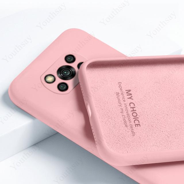 Für Xiaomi Poco X3 Pro Hülle für Xiaomi Poco X3 Pro NFC Abdeckung Flüssigsilikonhülle für Poco X3 Pro