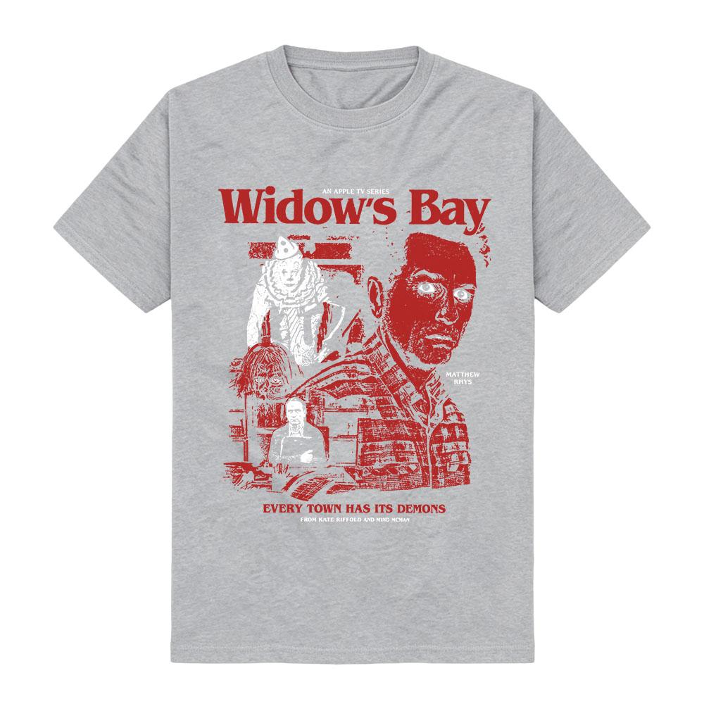Unisex Streetwear Widows Bay TV Print T-Shirt Sommer Rundhals Mode Grafikdruck T-Shirts Kurzarm Baumwolle Weiche T-Shirts