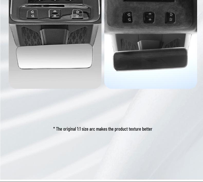Zeekr 009 Alcantara Suede Interior Light Cover - Protective Reading Light Decoration